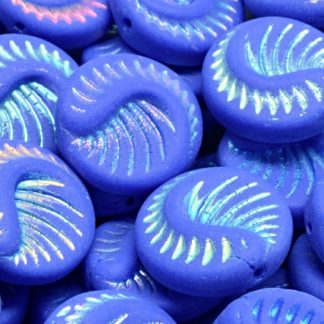 Fossil Coin Beads 19x19mm (111-95005-19x19-33060-28703-84100)