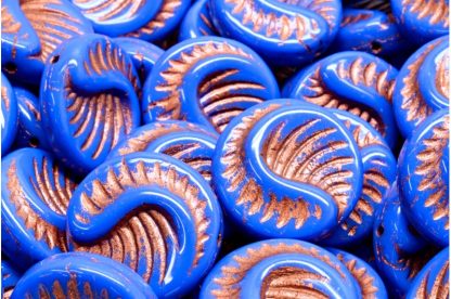 Fossil Coin Beads 19x19mm (111-95005-19x19-33060-54319)