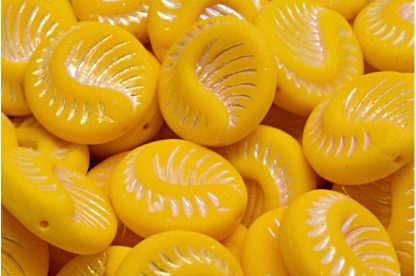Fossil Coin Beads 19x19mm (111-95005-19x19-93110-28703-84100)