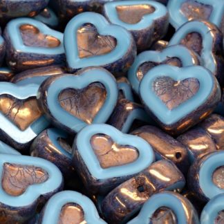 TCB Heart Beads 14x12mm (991-77779-14x12-61400-14415)