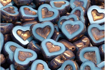TCB Heart Beads 14x12mm (991-77779-14x12-61400-14415)