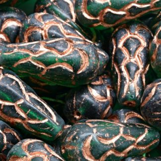 Pinecone Drop Beads 25x12mm (111-95071-25x12-50710-84100-54318)
