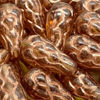 Pinecone Drop Beads 25x12mm (111-95071-25x12-10260-54318)