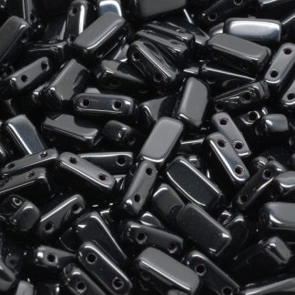 2 Hole Brick Beads 4x8mm (111-30516-04x08-23980)