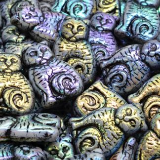 Cat beads 17x11mm (111-95013-17x11-R2239-28703-54313)
