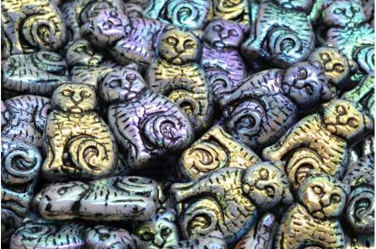 Cat beads 17x11mm (111-95013-17x11-R2239-28703-54313)