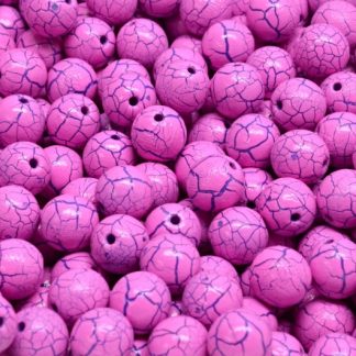 Round Druck Beads 6mm (111-19001-06x06-03000-24612)