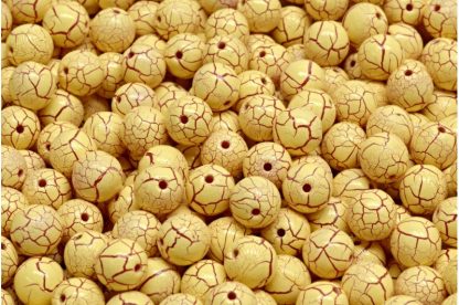 Round Druck Beads 6mm (111-19001-06x06-03000-24606)