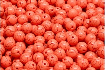 Round Druck Beads 6mm (111-19001-06x06-03000-24608)