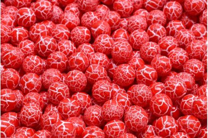 Round Druck Beads 6mm (111-19001-06x06-03000-24610)