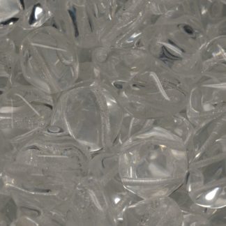 2 Holes Hexagon Pyramid Beads 12x12mm (111-95034-12x12-00030)