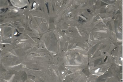 2 Holes Hexagon Pyramid Beads 12x12mm (111-95034-12x12-00030)