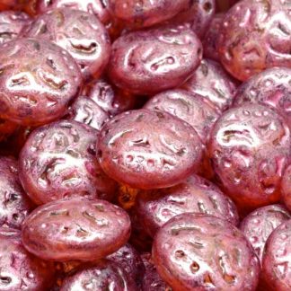 Lentil Beads with Ornaments 14mm (111-01145-14x14-00030-65327)