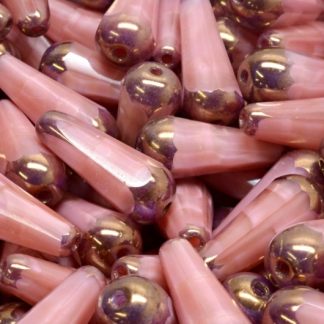 Firepolished Drop Beads 20x9mm (151-95101-20x09-76017-14415)