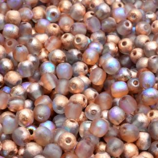 Round Druck Beads 4mm (111-19001-04x04-00030-etch-98533)
