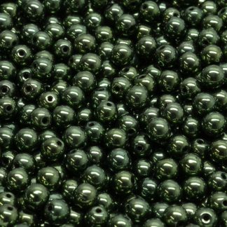 Round Druck Beads 4mm (111-19001-04x04-23980-14495)