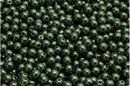 Round Druck Beads 4mm (111-19001-04x04-23980-14495)
