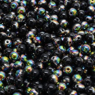 Round Druck Beads 4mm (111-19001-04x04-23980-28101)
