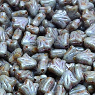 Lily Flower Beads 9x9mm (111-95016-09x09-02010-65329)