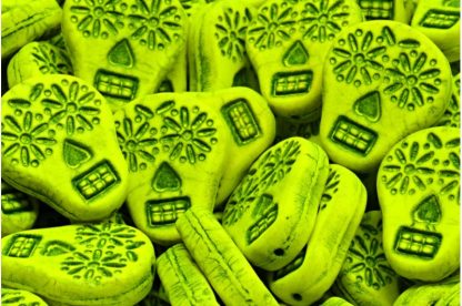 Sugar Skull Beads 20x16mm (111-30547-20x16-02010-46441-25121)