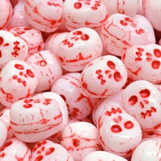 Skull Beads 12x12mm (111-30399-12x12-02010-43808)