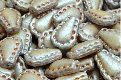 Lacy Tear Drop  Beads 17x12mm (111-95072-17x12-02010-65321)