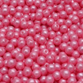 Round Druck Beads 4mm (111-19001-04x04-02010-24004)