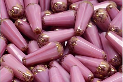 Firepolished Drop Beads 20x9mm (151-95101-20x09-74020-15496)