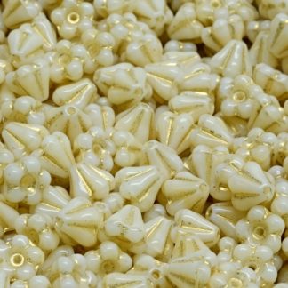 Bell Flower Beads 4x6mm (111-00240-04x06-07104-54202)