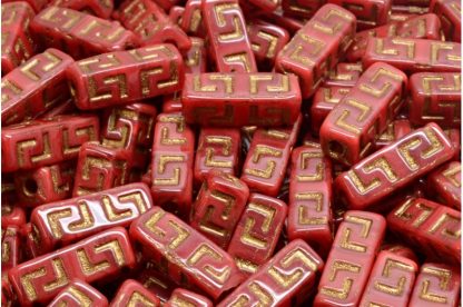 Celtic Block Beads 15x5mm Large hole (111-95012-15x05-91260-54317)