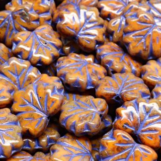 Maple Leaf Beads 13x11mm (111-95011-13x11-93149-86800-54325)