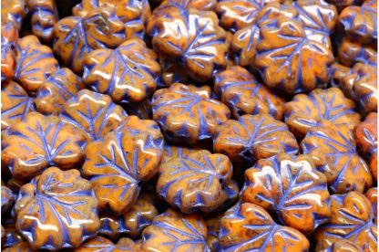 Maple Leaf Beads 13x11mm (111-95011-13x11-93149-86800-54325)