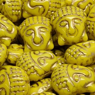Buddha Head Beads 15x14mm (111-95025-15x14-83110-54302)