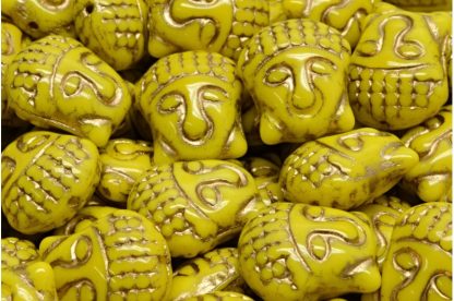 Buddha Head Beads 15x14mm (111-95025-15x14-83110-54302)