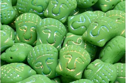 Buddha Head Beads 15x14mm (111-95025-15x14-53420-28703-84100)