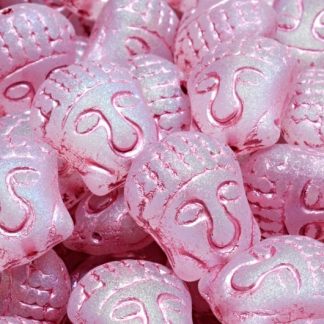 Buddha Head Beads 15x14mm (111-95025-15x14-00030-84100-28703-54321)