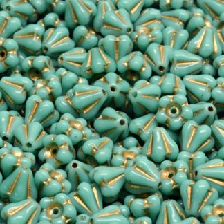 Bell Flower Beads 4x6mm (111-00240-04x06-63130-54302)