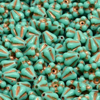 Bell Flower Beads 4x6mm (111-00240-04x06-63130-54319)