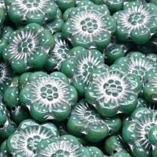 Boho Flower Beads 14x14mm (111-33020-14x14-63130-86800-54301)