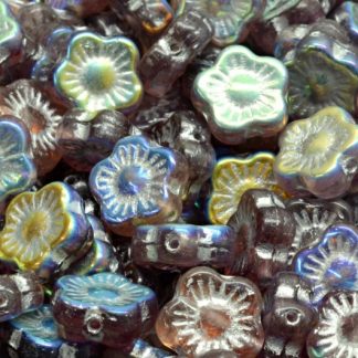 Sunset Flower Beads 10x10mm (111-79206-10x10-R0021-28701-54301)