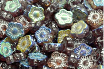 Sunset Flower Beads 10x10mm (111-79206-10x10-R0021-28701-54301)