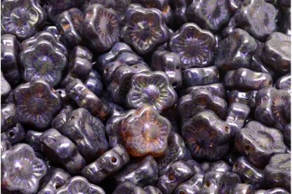 Sunset Flower Beads 10x10mm (111-79206-10x10-R0239-65328)