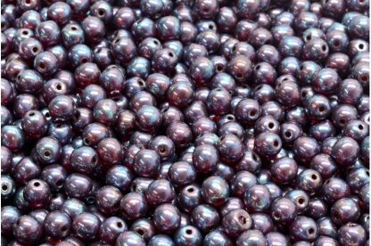 Round Druck Beads 4mm (111-19001-04x04-90080-15001)