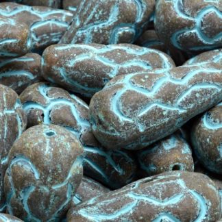 Pinecone Drop Beads 25x12mm (111-95071-25x12-10260-86800-54308)