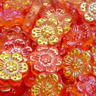 Boho Flower Beads 14x14mm (111-33020-14x14-00030-48101)