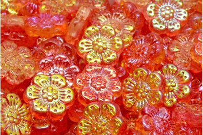 Boho Flower Beads 14x14mm (111-33020-14x14-00030-48101)