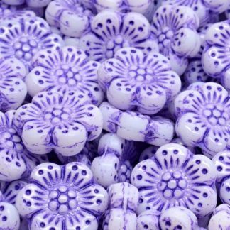 Boho Flower Beads 14x14mm (111-33020-14x14-02010-43810)