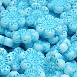 Boho Flower Beads 14x14mm (111-33020-14x14-02010-43811)