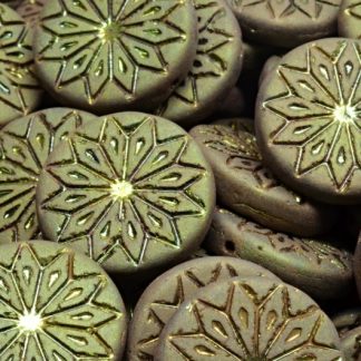 Origami Flower Beads 18x18mm (111-95064-18x18-23980-84100-14495)