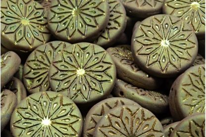 Origami Flower Beads 18x18mm (111-95064-18x18-23980-84100-14495)